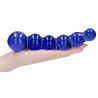 CHRYSTALINO Gode en verre Planets Bleu 18 x 4.3 cm